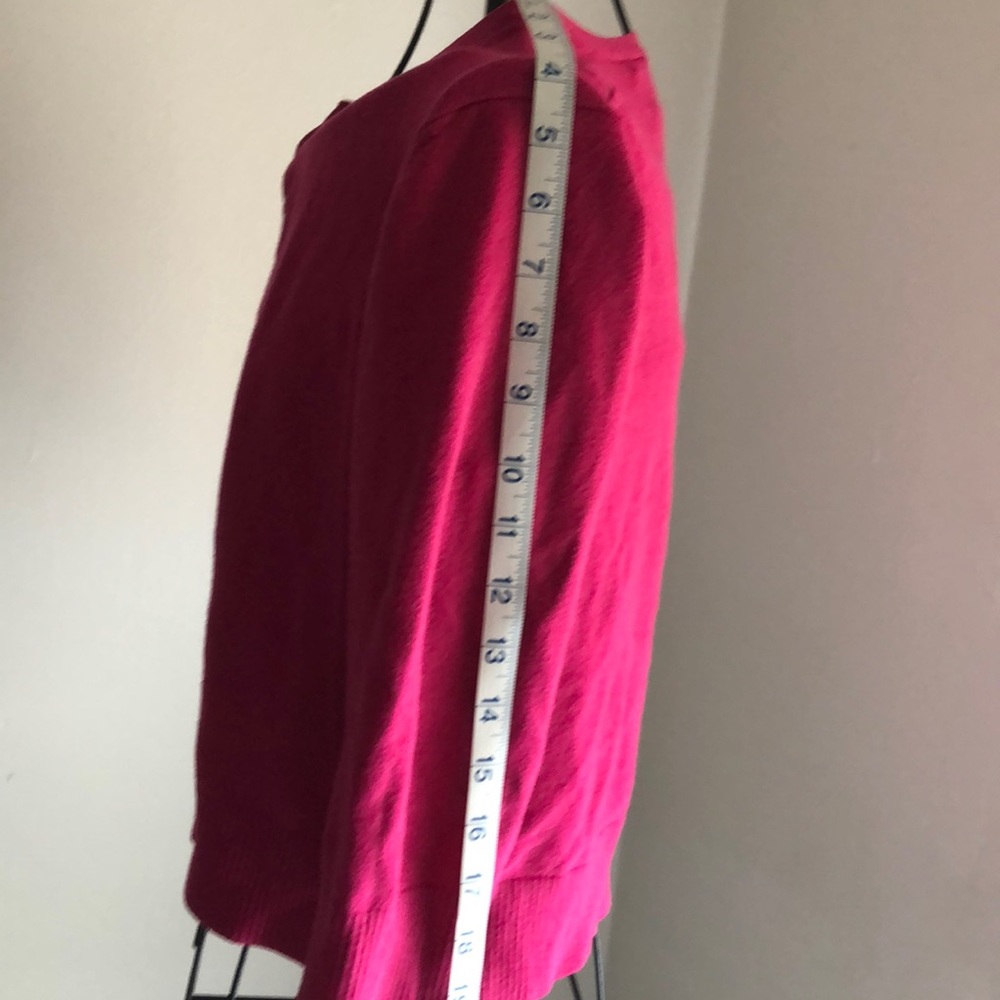 ๐โผ๏ธ๐ค๐ฝ4/$30 deal! Pink Button-up Cardigan - Picture 4 of 5